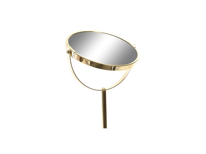 Огледало DKD Home Decor 18 x 13 x 35 cm Сив Бежов Златен Метал Бял Смола Светло сив (2 броя)