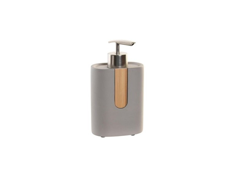 Дозатор за Сапун DKD Home Decor Естествен Сив Оранжев Цимент