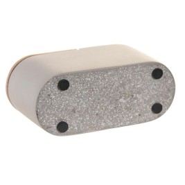 Чаша DKD Home Decor Сив Естествен Бамбук Цимент 11 X 4,5 X 6 CM