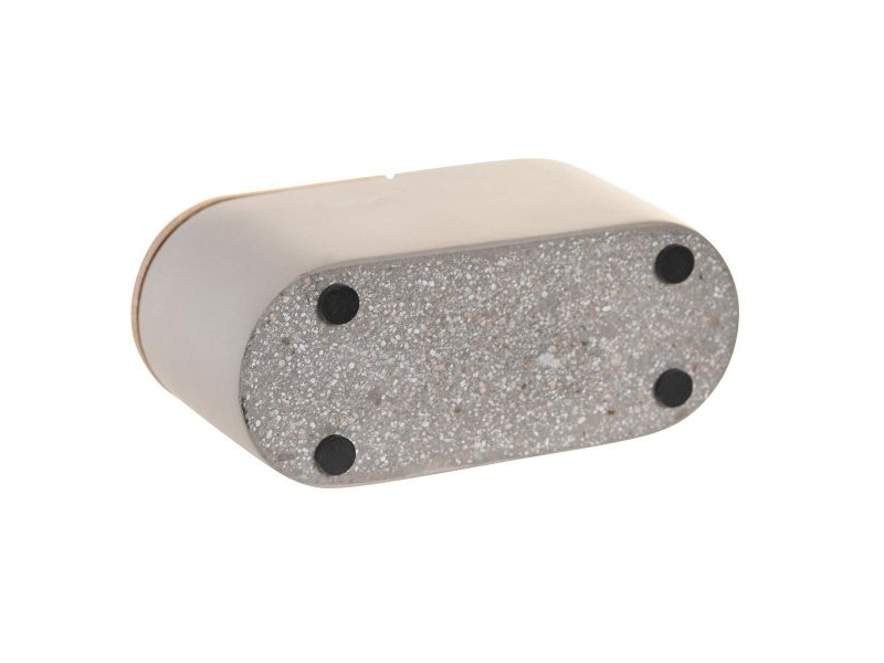 Чаша DKD Home Decor Сив Естествен Бамбук Цимент 11 X 4,5 X 6 CM