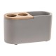 Чаша DKD Home Decor Сив Естествен Бамбук Цимент 11 X 4,5 X 6 CM