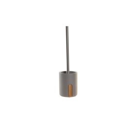 Четка за Баня DKD Home Decor 9,5 X 9,5 X 36,5 CM Естествен Сив Цимент