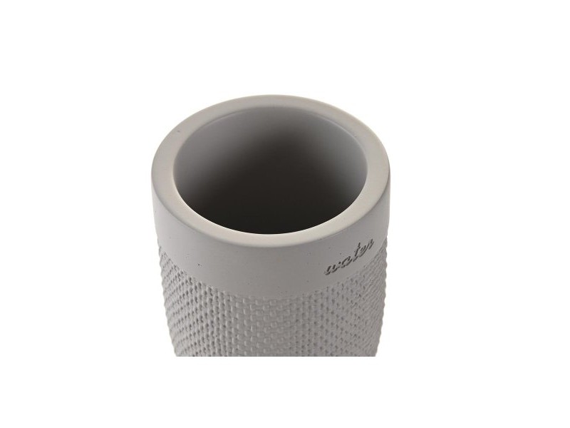 Чаша DKD Home Decor Сив Цимент 8 x 8 x 10,5 cm