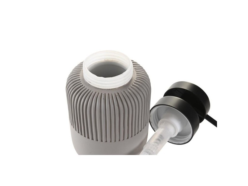 Дозатор за Сапун DKD Home Decor 7 x 7 x 15 cm Сив Цимент полипропилен