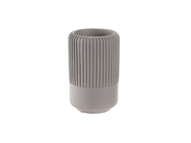 Чаша DKD Home Decor Сив Цимент 7 x 7 x 11 cm