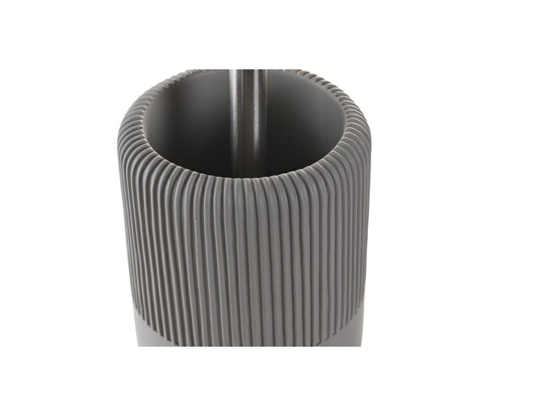 Четка за Баня DKD Home Decor 11 X 11 X 36,5 CM Сив Цимент Неръждаема стомана