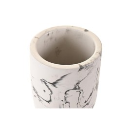 Чаша DKD Home Decor Бял Черен Цимент 7 X 7 X 9,5 CM