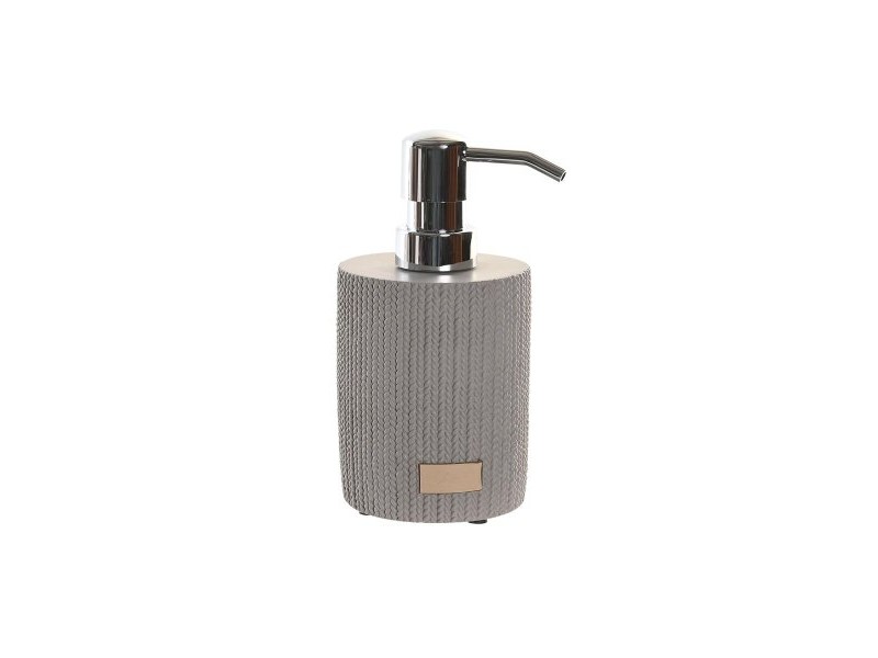 Дозатор за Сапун DKD Home Decor Сив Цимент полипропилен