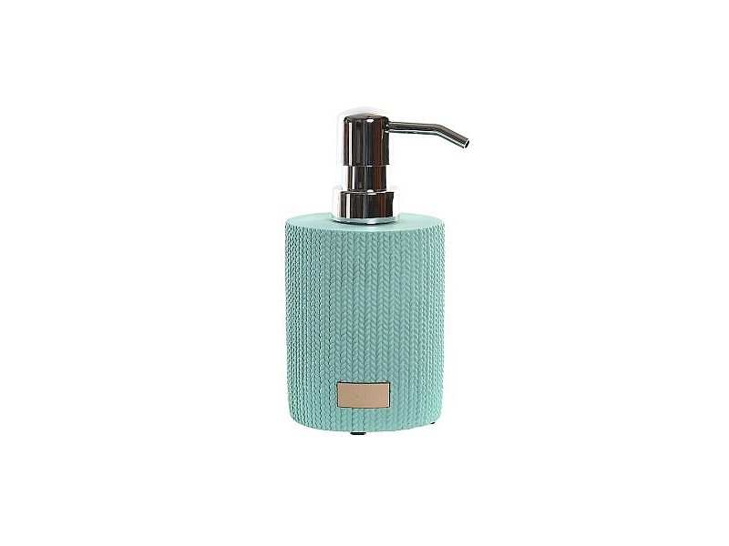 Дозатор за Сапун DKD Home Decor Цимент Мента Зелен полипропилен