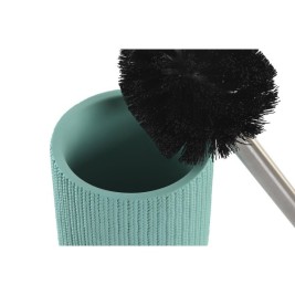 Четка за Баня DKD Home Decor Цимент Неръждаема стомана Зелен 10 x 10 x 36 cm