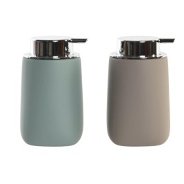 Дозатор за Сапун DKD Home Decor 9 x 9 x 14,5 cm Бежов Мента ABS Dolomite (2 броя)