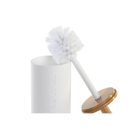 Четка за Баня DKD Home Decor 9 x 9 x 35,5 cm Естествен Бял полипропилен