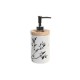 Дозатор за Сапун DKD Home Decor 8 x 9 x 17,5 cm Черен Бял Каменинов