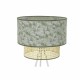 Лампион DKD Home Decor Метал полиестер Бял Зелен 220 V 50 W (40 x 40 x 129 cm)
