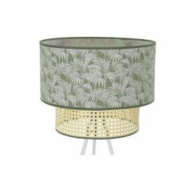Лампион DKD Home Decor Метал полиестер Бял Зелен 220 V 50 W (40 x 40 x 129 cm)