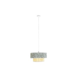 Полилей DKD Home Decor Естествен Черен полиестер Бял Зелен 40 W 50 W (46 x 46 x 25 cm)