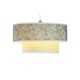 Полилей DKD Home Decor Естествен Черен полиестер Бял Зелен 40 W 50 W (46 x 46 x 25 cm)