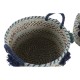 Игра на Кошници DKD Home Decor полипропилен Помпони 46 x 44 x 34 cm