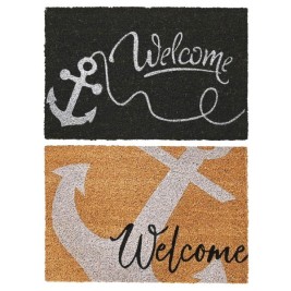 Изтривалка за Врата DKD Home Decor Гума Многоцветен (60 x 40 x 1,5 cm) (2 броя)
