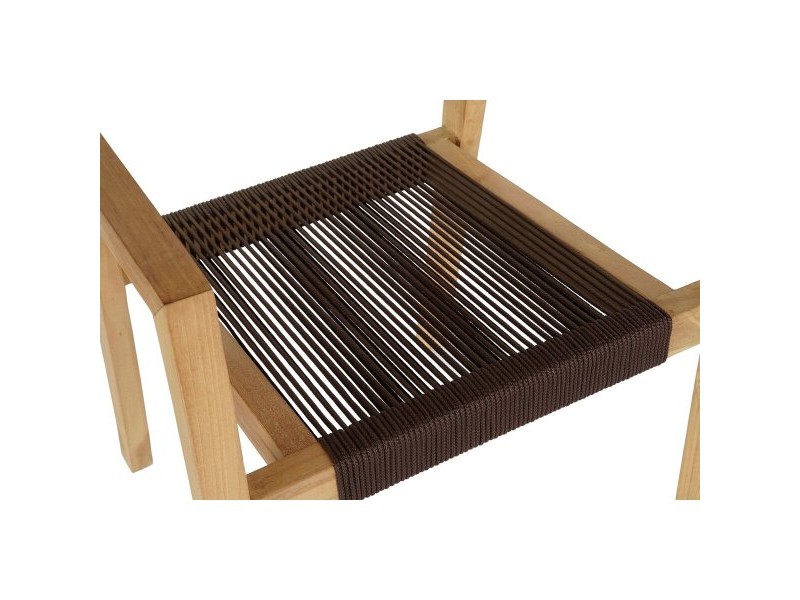 Комплект от маса с 4 стола DKD Home Decor 90 x 90 x 75 cm