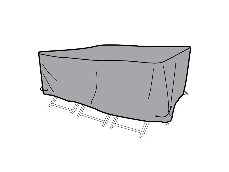 Защитен калъф DKD Home Decor Маса Черен Алуминий Тъмно сив (200 x 130 x 60 cm)