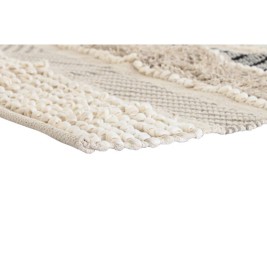 Килим DKD Home Decor 180 x 120 x 1 cm Черен Бежов Памук Boho