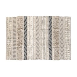 Килим DKD Home Decor 180 x 120 x 1 cm Черен Бежов Памук Boho