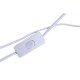 Настолна лампа DKD Home Decor Плат полиестер Зелен Сметана Каменинов 220 V 40 W (2 броя) (16 x 16 x 27 cm)