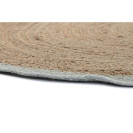 Килим DKD Home Decor 200 x 200 x 1 cm Scandi Естествен полиестер Памук Зелен Светло кафяв Юта