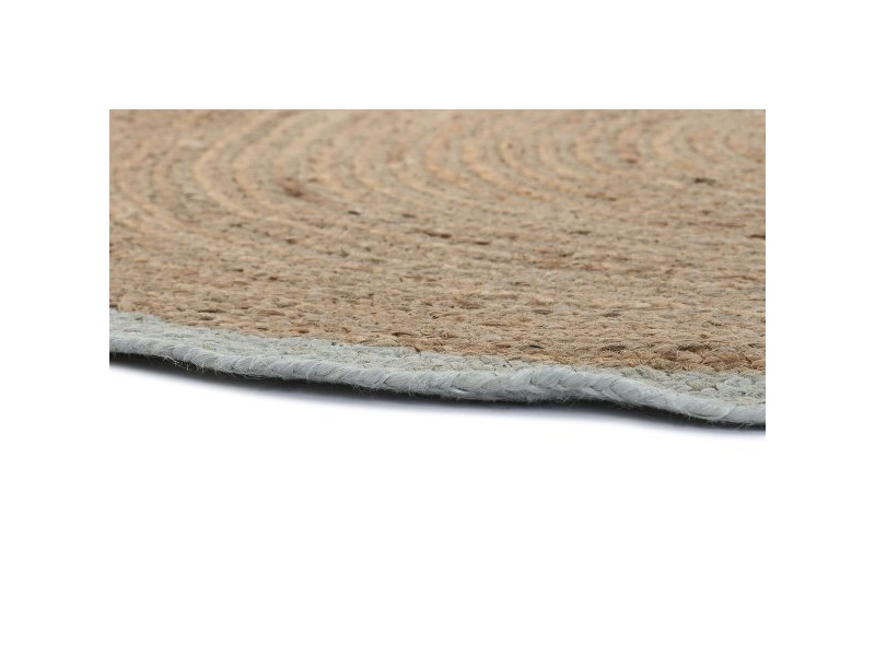 Килим DKD Home Decor 200 x 200 x 1 cm Scandi Естествен полиестер Памук Зелен Светло кафяв Юта