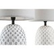 Настолна лампа DKD Home Decor Мед Бял Каменинов 220 V 40 W (24 x 24 x 40 cm) (2 броя)