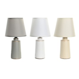 Настолна лампа DKD Home Decor Сив Бежов Бял Каменинов 220 V 40 W (16 x 16 x 30 cm) (3 броя)
