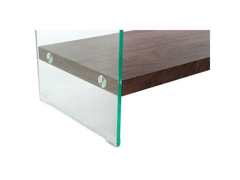Лавица DKD Home Decor Тъмно сив Кристал Oрех Дървен MDF 80 x 40 x 150 cm (1)