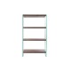 Лавица DKD Home Decor Тъмно сив Кристал Oрех Дървен MDF 80 x 40 x 150 cm (1)