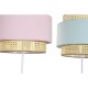 Лампион DKD Home Decor 38 x 38 x 154 cm Розов Метал Зелен 220 V 50 W (2 броя) Лампион DKD Home Decor 38 x 38 x 154 cm Розов Метал Зелен 220 V 50 W (2 броя)