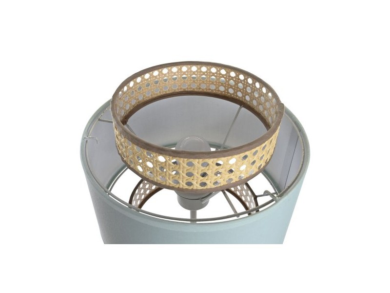 Настолна лампа DKD Home Decor Метал Зелен Светло розово 220 V 50 W 26 x 26 x 55 cm (2 броя)