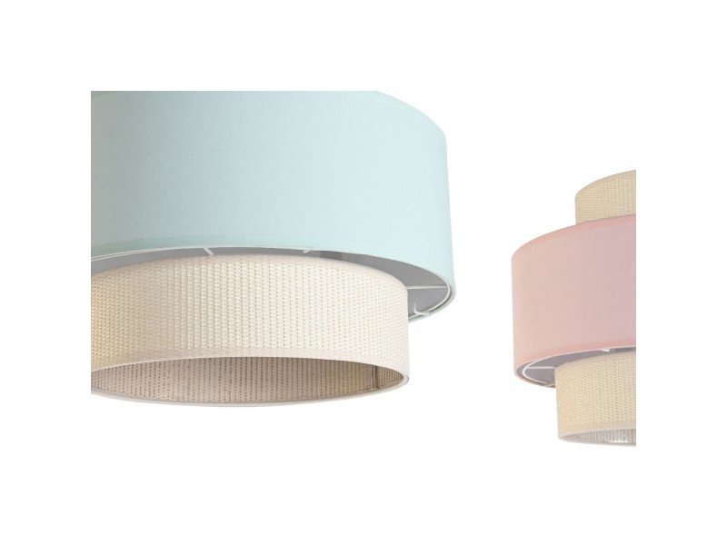 Полилей DKD Home Decor 40 x 40 x 30 cm Зелен Светло розово 50 W (2 броя)