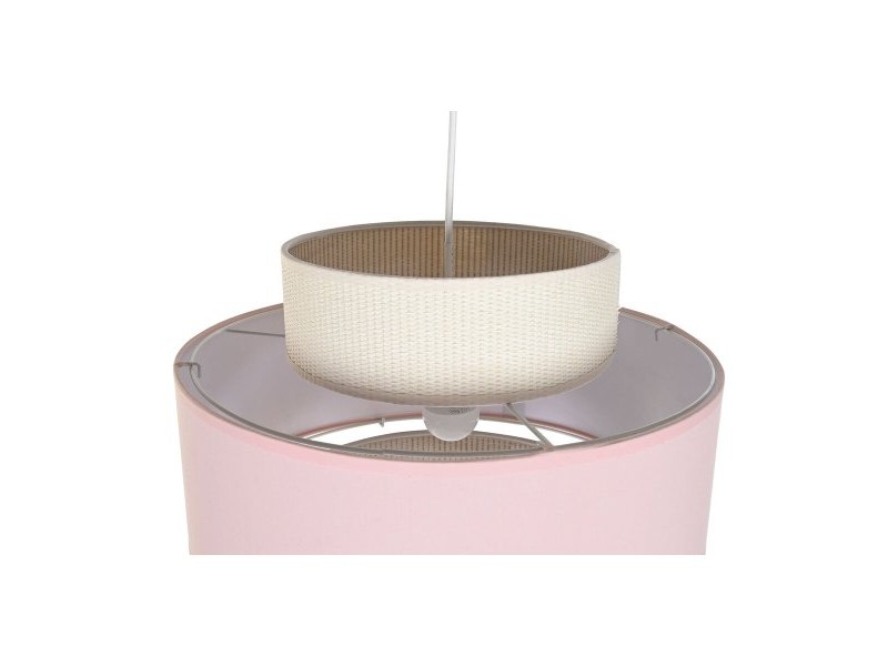 Полилей DKD Home Decor 40 x 40 x 30 cm Зелен Светло розово 50 W (2 броя)