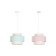 Полилей DKD Home Decor 40 x 40 x 30 cm Зелен Светло розово 50 W (2 броя)