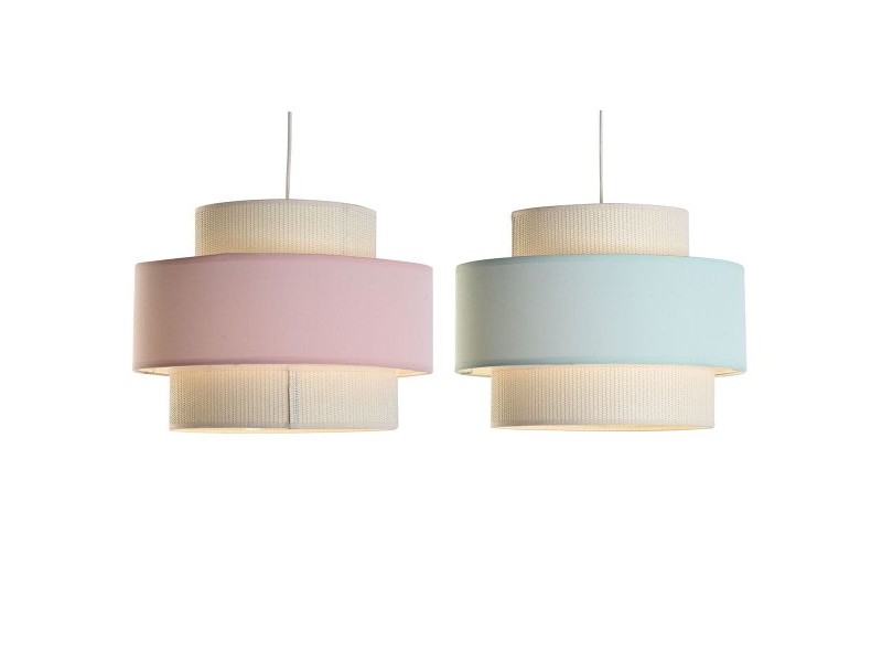 Полилей DKD Home Decor 40 x 40 x 30 cm Зелен Светло розово 50 W (2 броя)