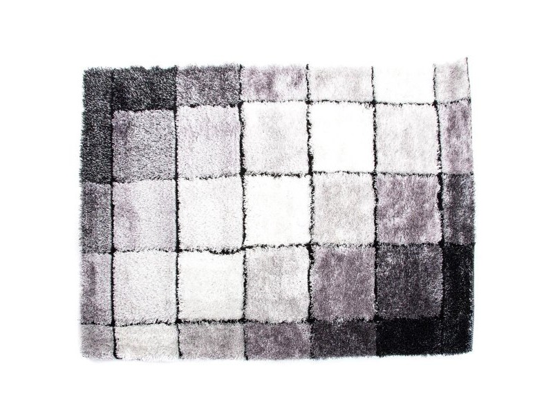 Килим DKD Home Decor 160 x 230 x 2 cm Черен полиестер Бял Картини