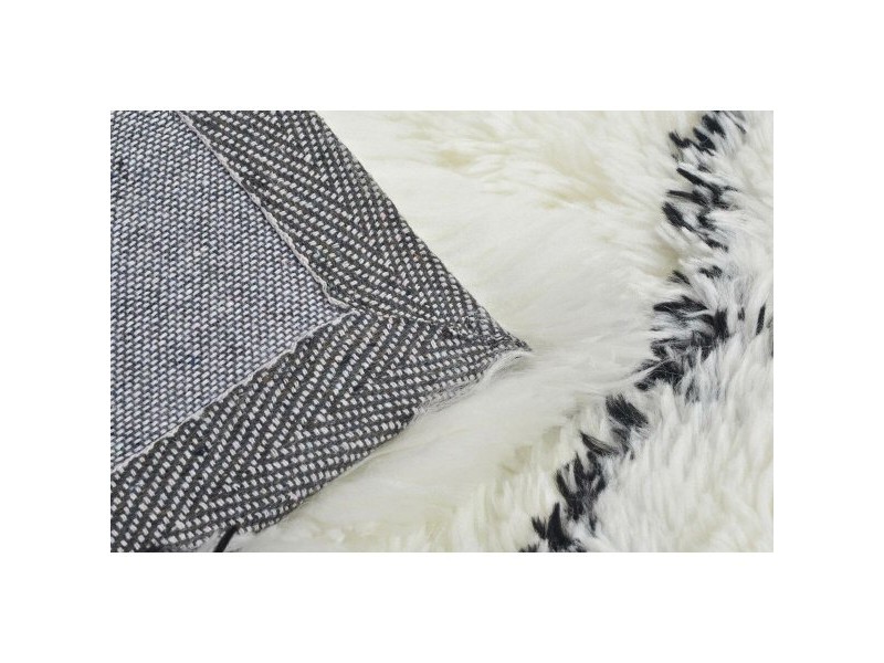 Килим DKD Home Decor 160 x 230 x 5 cm полиестер Бял Ромб