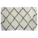Килим DKD Home Decor 160 x 230 x 5 cm полиестер Бял Ромб