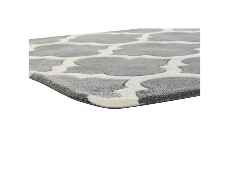 Килим DKD Home Decor Сив полиестер 120 x 180 x 2 cm Етнически Килим DKD Home Decor Сив полиестер 120 x 180 x 2 cm Етнически