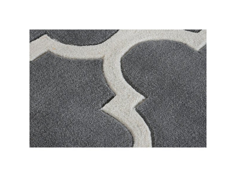 Килим DKD Home Decor 160 x 230 x 2 cm Сив полиестер Етнически