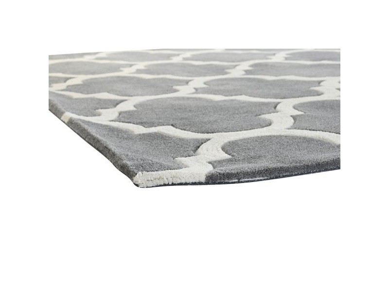 Килим DKD Home Decor 160 x 230 x 2 cm Сив полиестер Етнически