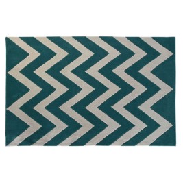 Килим DKD Home Decor полиестер Зиг-Заг Двуцветен 120 x 180 x 2 cm