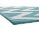 Килим DKD Home Decor 160 x 230 x 2 cm полиестер Зиг-Заг Двуцветен