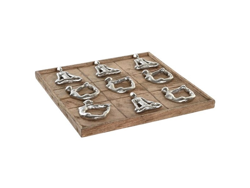 Игра Три в Редица DKD Home Decor 32 x 32 x 3 cm
