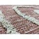 Килим DKD Home Decor Розов теракота Бял Ресни Град (120 x 180 x 1 cm)